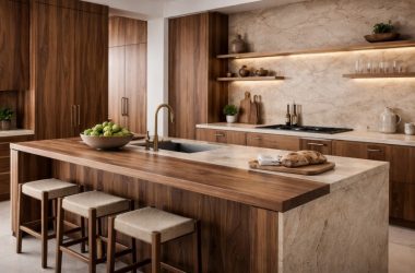 how natural materials influence kitchen value