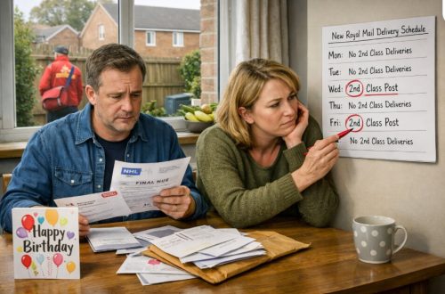 How will the Royal Mail second class changes affect UK households