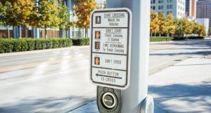 Control pannel sensor while crossing