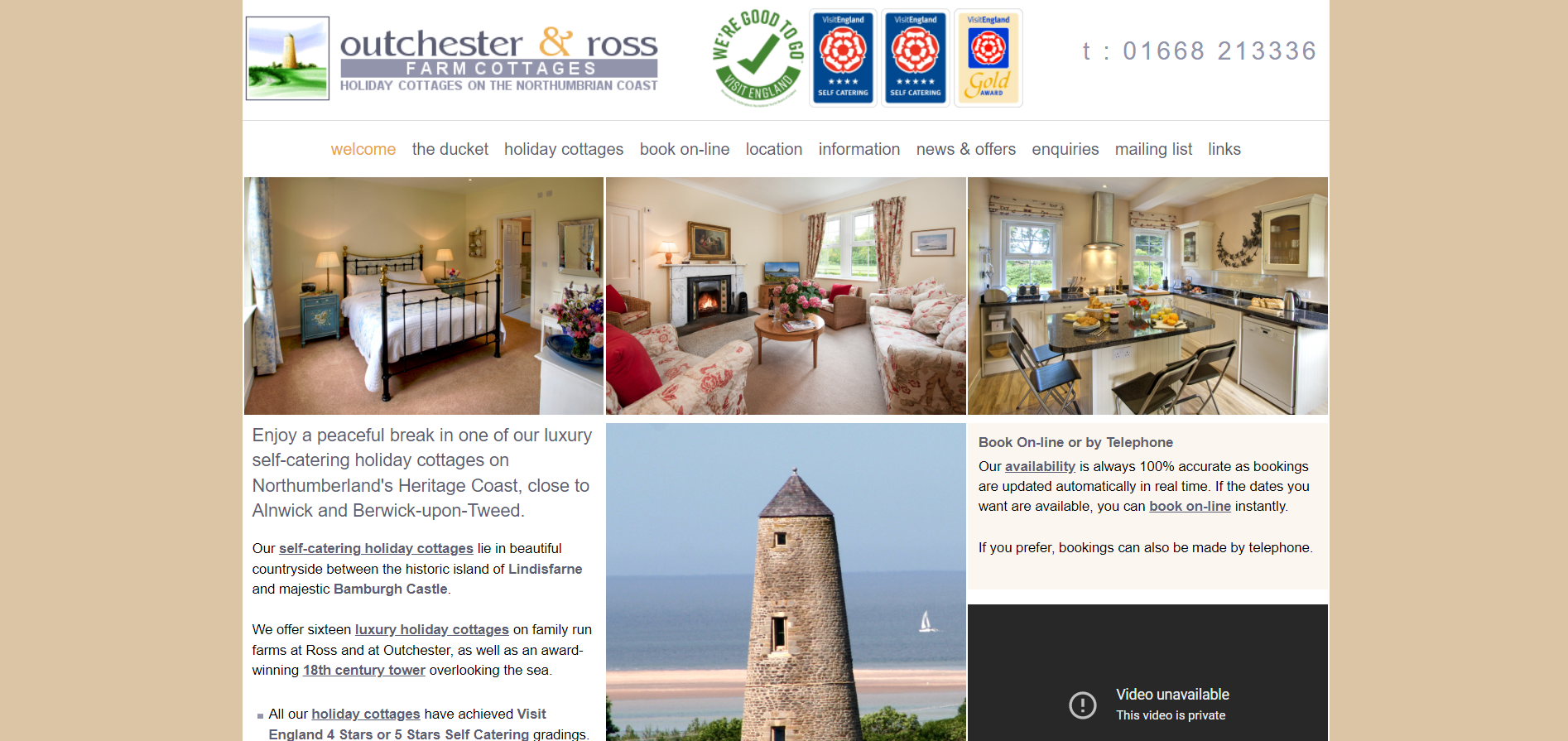 Outchester & Ross Farm Cottages