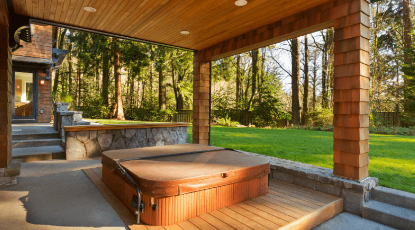 Cottages with hot tubs wales