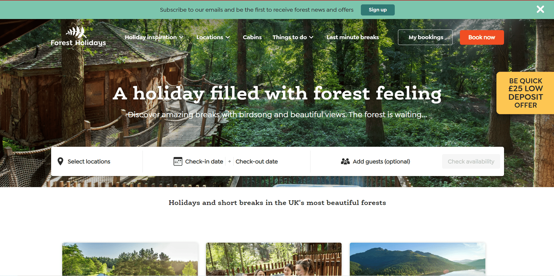 Forest Holidays