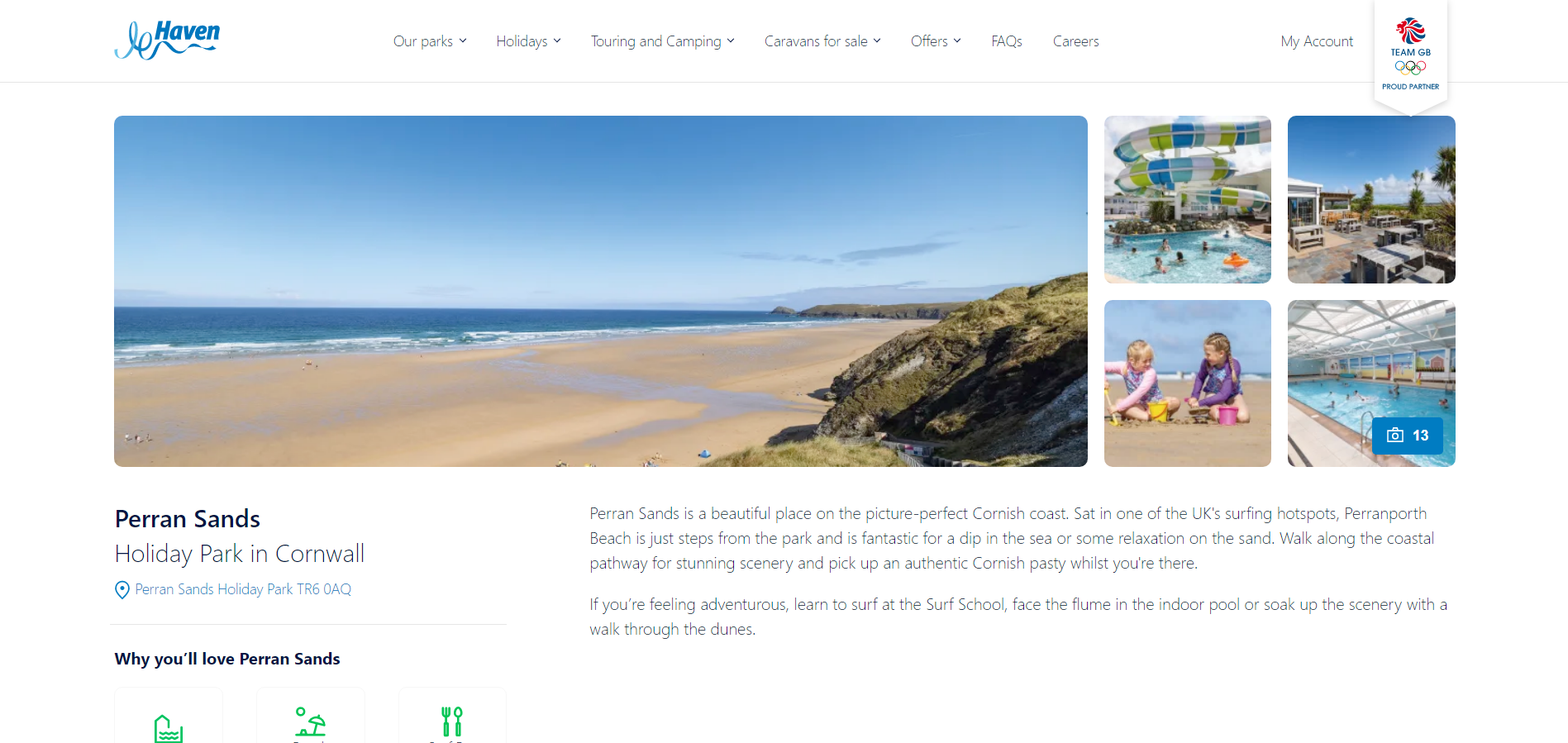 Haven Perran Sands Holiday Park