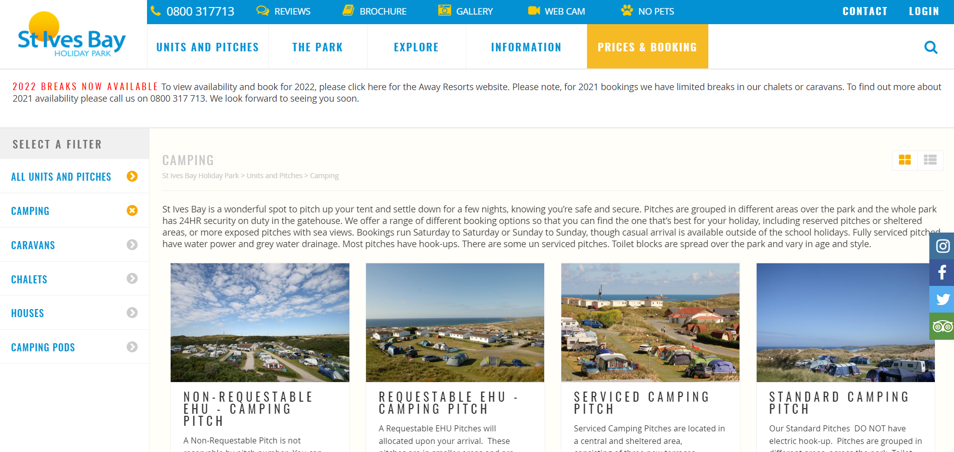 St Ives Bay Holiday Park