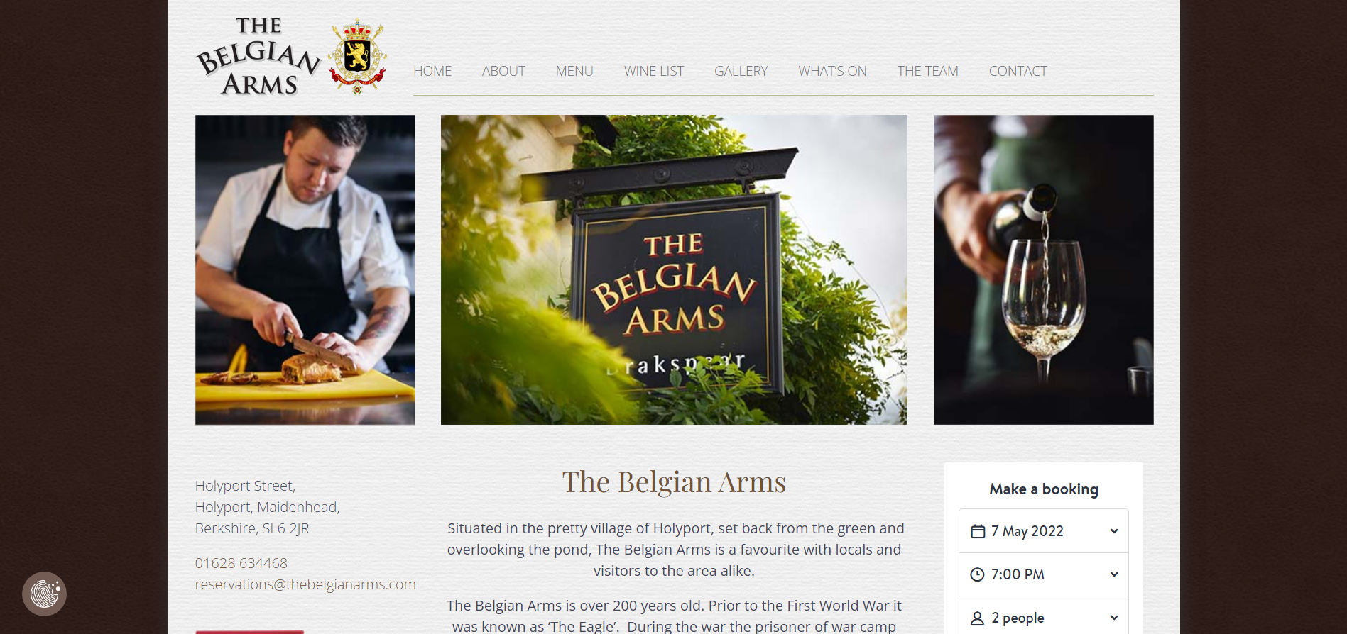 The Belgian Arms