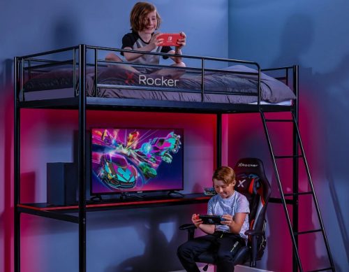 HQ High Sleeper Gaming Bed with Desk
