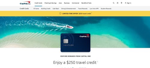 2. Capital One Venture Rewards Credit Card