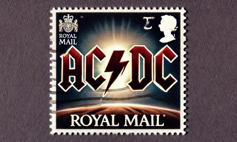 royal mail ac dc stamps