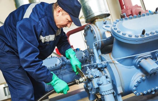 pre-planned chiller unit maintenance