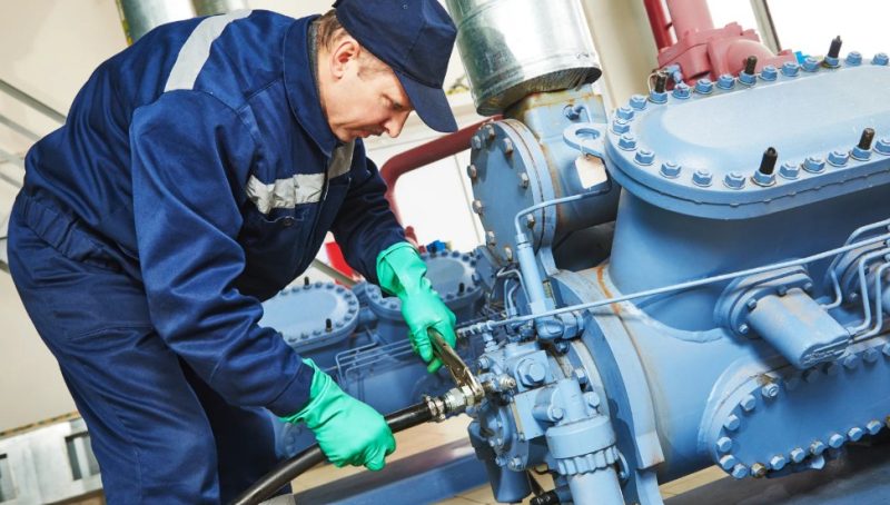 pre-planned chiller unit maintenance