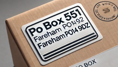 Where is PO Box 551 Fareham PO14 9DZ Located