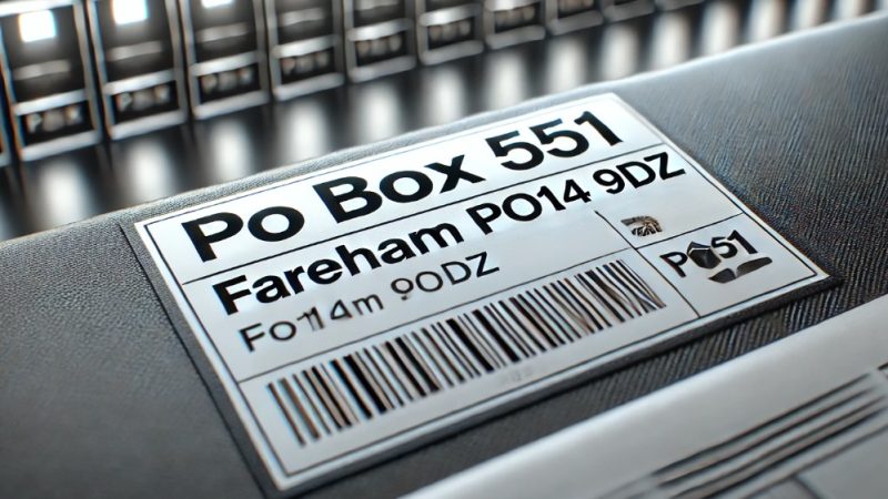 Discover which company uses PO Box 551 Fareham PO14 9DZ and how to verify its legitimacy. Learn about financial links and potential fraud reports.