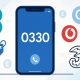 0330 numbers cost