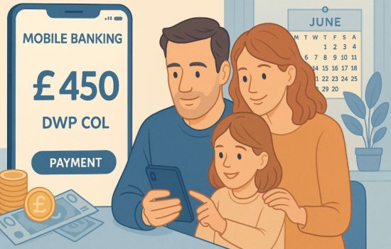 dwp 450 cost of living payment