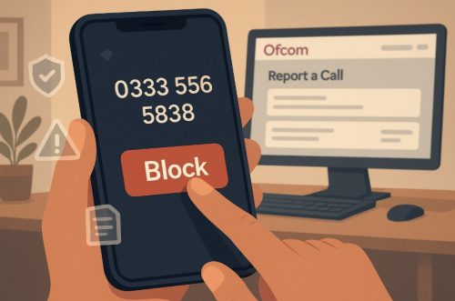 How Can You Block or Report 0333 556 5838