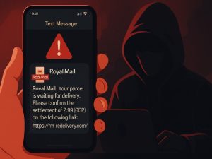 royal mail parcel notification text scam