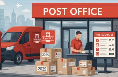 royal mail postage costs 2025