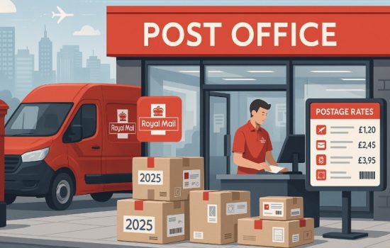 royal mail postage costs 2025
