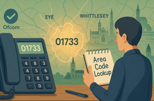 What is the 01733 Area Code