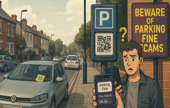 parking fine scams