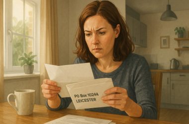 Letter from PO Box 10244 Leicester