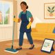 self-employed cleaner hourly rate uk