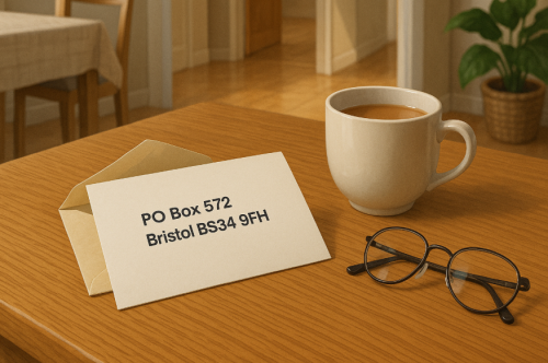 Who Uses the Address PO Box 572 Bristol BS34 9FH