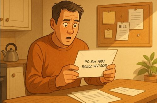 Why Have You Received a Letter from PO Box 7803 Bilston WV1 9QN