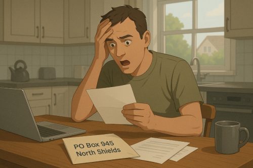 Why Have You Received a Letter from PO Box 945 North Shields