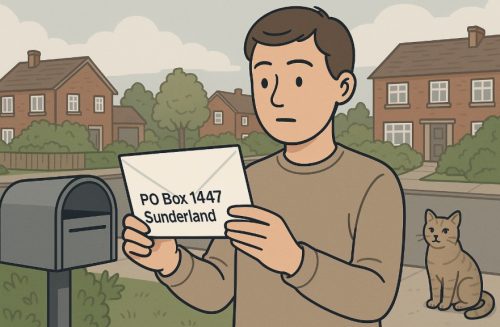 Why Might You Receive a Letter from PO Box 1447 Sunderland