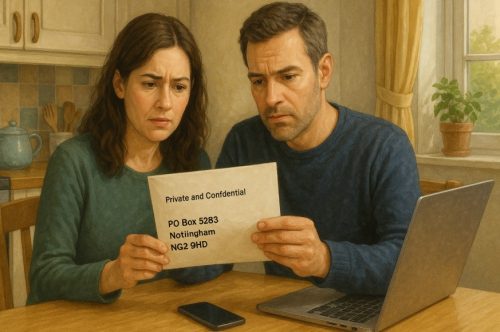 Why Are People Receiving Letters from PO Box 5283 Nottingham NG2 9HD