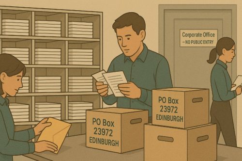 Why Do Train Companies Use PO Box Addresses Instead of Physical Offices