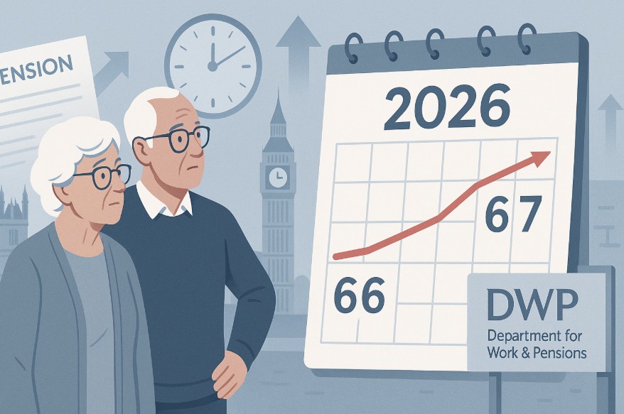 dwp 2026 state pension age change