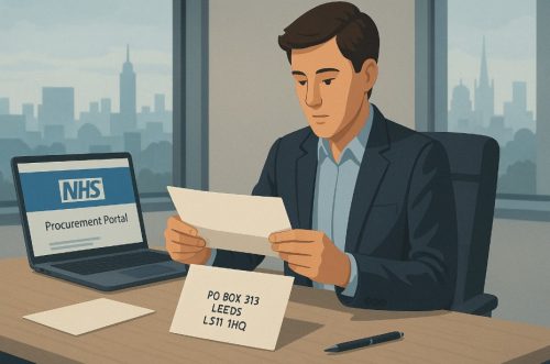 How Can Businesses or Suppliers Contact the NHS via PO Box 313