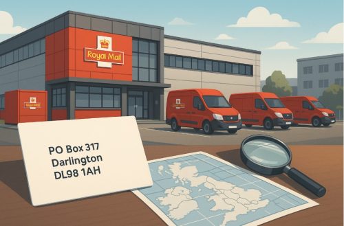 What is PO Box 317 Darlington DL98 1AH and Where is it Located