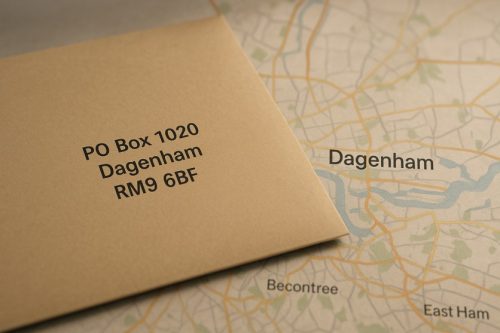 What Is PO Box 1020 Dagenham RM9 6BF