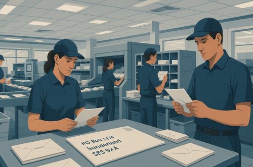 Who Is Behind PO Box 1474 Sunderland SR5 9XA