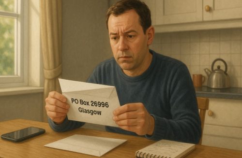 Why Might You Receive a Letter from PO Box 26996 Glasgow
