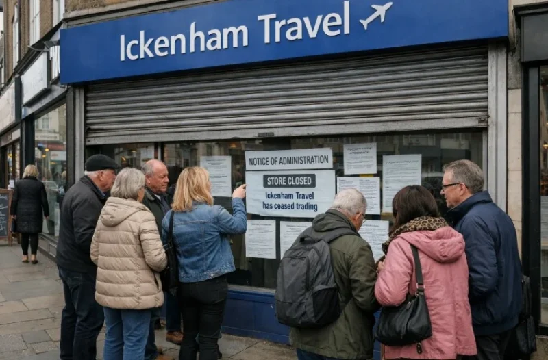 ickenham travel collapse administration