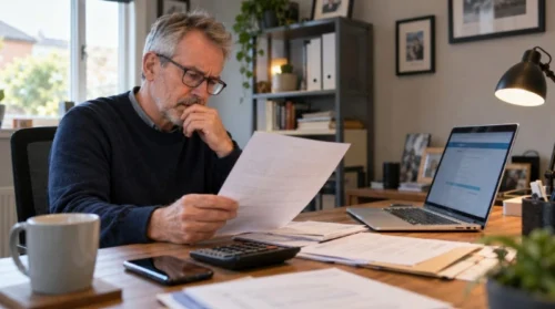 Council name appearing on a pension invoice payment