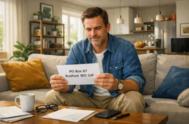 Letter from PO Box 67 Bradford BD1 1UP