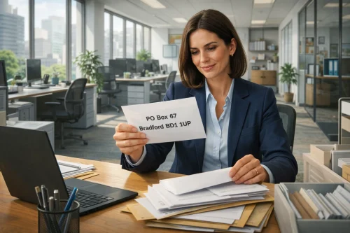 Who Uses PO Box 67, Bradford, BD1 1UP