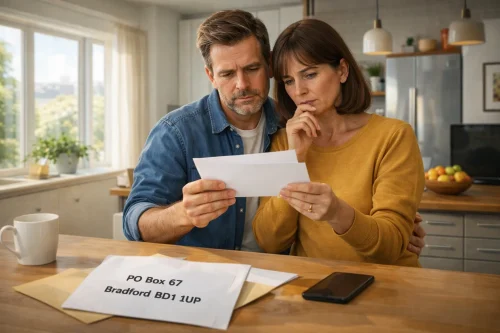 Why Would You Receive a Letter from PO Box 67, Bradford BD1 1UP