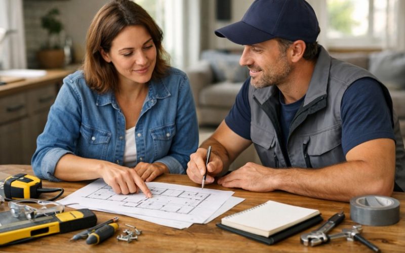 how to work with tradespeople effectively