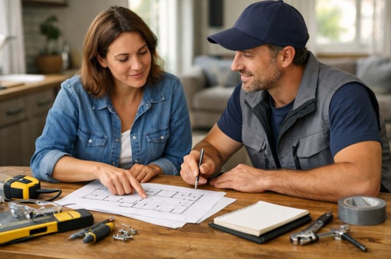 how to work with tradespeople effectively