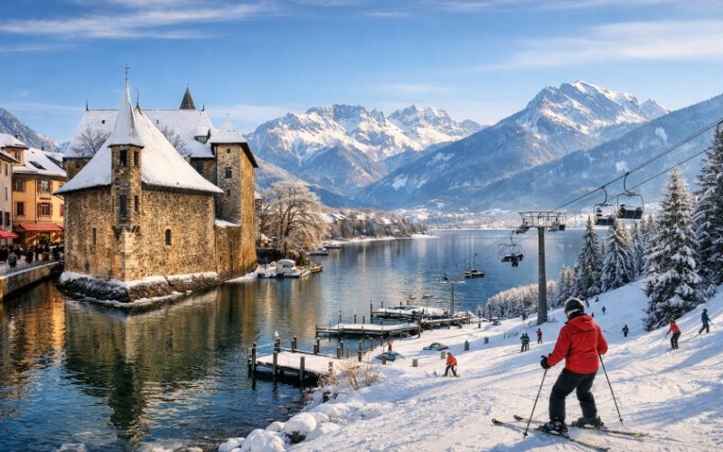 annecy in winter