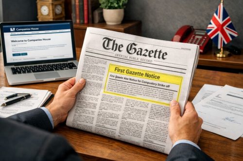 What is a First Gazette Notice for Compulsory Strike-Off