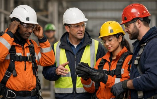 training teams on proper use and care of protective gear