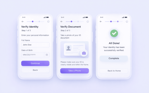 Fintech onboarding UX