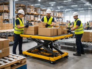 how scissor lift tables improve workplace safety